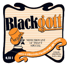 Pivo Blackgott - beer Blackgott
