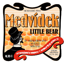Pivo Medvídek - beer little bear