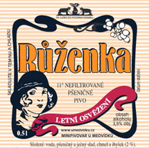 Pivo Růženka - Rosemarie beer