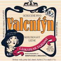 Pivo Valentýn - Valentine beer