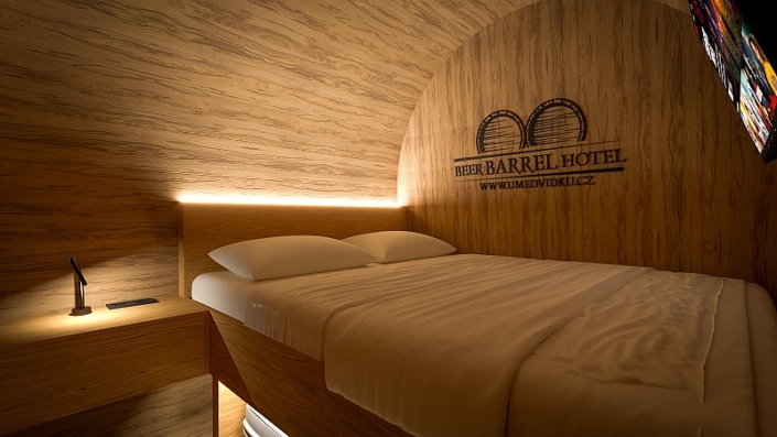 Beer barrels hotel