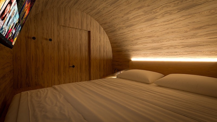 Beer barrels hotel