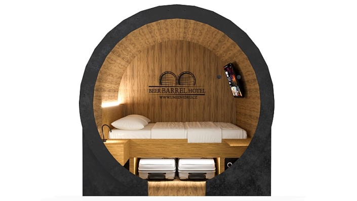 Beer barrels hotel